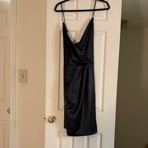 Fashion Nova Black Backless Dress